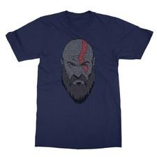 Kratos Face - God Of War Character Tribute Unisex T-Shirt