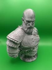 Kratos Figure 3D Printed Paintable Plastic Filament 7 Inches Tall