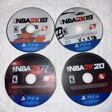 NBA 2K17, 2K18, 2K19, 2K20 PS4 Video Game Bundle - Disc Only