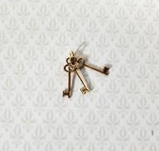 Dollhouse 3 Key Ring Vintage Style Large will work with 1:12 or 1/6 Miniature