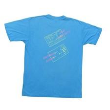 Vintage HP Hawlet Packard Hanes Blue Cotton T-Shirt Men's L 80's Single Stitched