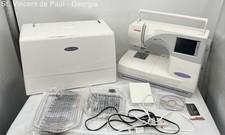 Janome Memory Craft 9700 Sewing/Embroidery Machine W Foot Pedal Case Tested Read