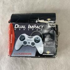 Performance Dual Impact  Game Pad Controller for Sony PlayStation With Box Gray