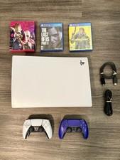 Sony PlayStation 5 Disc PS5 825GB White Console Gaming System Bundle