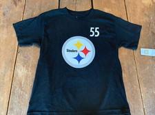 NFL Kids Youth Pittsburgh Steelers Devin Bush Jr. Official NFL Apparel T-Shirt
