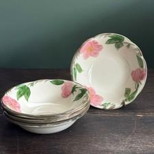 Four Vintage Franciscan Desert Rose 5.75" Bowls England