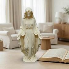 Virgin Mary Statue | Beige Cotton Finish