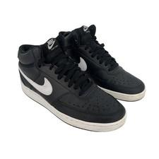 Nike Court Vision Shoes Womens Size 11 Mid Top Leather CD5436-001 Sneakers