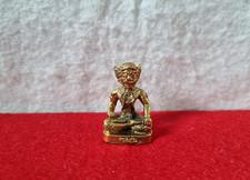 Gold Giant Phra Pirap Statue Yak Buddha Hindu God Lucky Blessed Decor Carry Mini