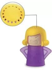 THE ANGRY MAMA Microwave Steam Cleaner  (Purple with Yellow hair)