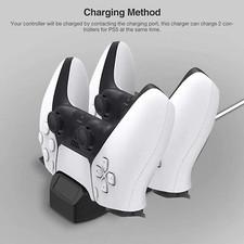 PS5 Controller Charger, DualSense PlayStation 5 Controller Charging Station Dock