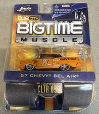 2005 Jada Toys BigTime Muscle DUB City 57 Chevy Bel Air Orange 1:64 Diecast NIP