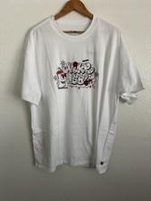 Nike SB Spray Can Graffiti Skate Shirt White Multi FZ6712-100 Men Size XL