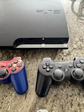 Sony PlayStation 3 Slim Black Console Bundle 3 Controllers 2 OEM DualShock