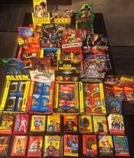 Vintage Unopened Non-Sport Wax Foil Cello Packs 7 pack Lot ODDBALL FREE SHIPPING