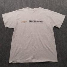 Chevy Performance T Shirt Mens XL Gray Chevrolet Corvette Camaro Motorsports 