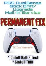 PS5 Controller Stick Drift Repair Upgrade Hall-Effect/ TMR Mail-In Service