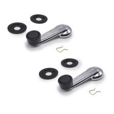 Set Chrome Handle Window Crank Regulator For Nissan Datsun 720 Pickup 1980 - 91