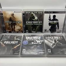 Lot of 6 Call of Duty Playstation 3 Games - All CIB & Mint Discs - Fast Shipping