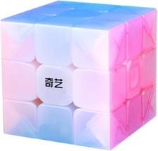 Jelly 3X3 Speed Cube, Warrior 3X3X3 Cube Stickerless Puzzles Toy (Transparent)
