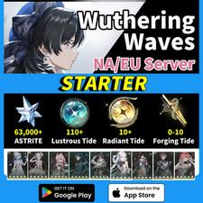 [NA/EU] Wuthering Waves Starter - 63,000+ Astrite & More | Total 590+ Pulls