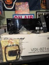 Pioneer VSX-821-K 5.1 Home HDMI AM/FM Dolby Receiver Bundle w Remote. See Video!