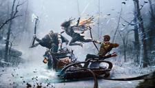 Freya's Pursuit | God of War Ragnarok | Cook and Becker Art Print Unframed