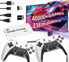 4K Game Stick Pro HDMI Wireless Retro Console 64GB + 2 Controllers M15 Plus NIB
