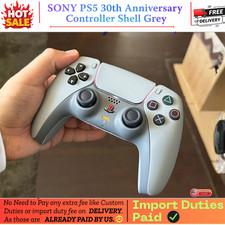 Grey PS5 Controller Shell Faceplate Limited Edition 30th Anniversary For SONY US