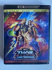 Thor: Love and Thunder 4k Ultra HD + Blu-Ray + Digital Code New Sealed Marvel