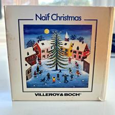 NIB Villeroy & Boch NAIF CHRISTMAS Round Trinket Candy Box 3”