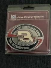 Dale Earnhardt Belt Buckle NASCAR 7-Time Champion Pewter New
