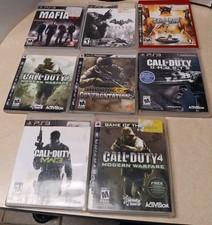 Playstation 3 Bundle 8 Game Lot PS3 Includes Game, Case and Most Manuals 