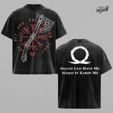 God of War Kratos Dark Anime Streetwear T-Shirt.