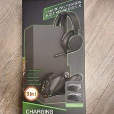 Charging Dock for Xbox Series X with Cooling Fan, Headset Stand, Dual Charger
