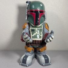 Star Wars Boba Fett Rubie’s Candy Bowl Holder Statue 20" Tall 2015 HTF No Dish