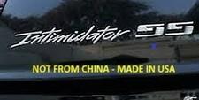 Intimidator SS Emblems, domed dimensional set of 3 CHEVY truck, SILVERADO 17.5in