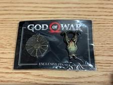 NWT God Of War Loot Gaming Exclusive Pin Set Loot Crate Limited Edition 2018