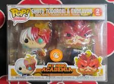 Funko Pop! MHA Shoto Todoroki & Endeavor 2 Pack w/Protector See Pics Description