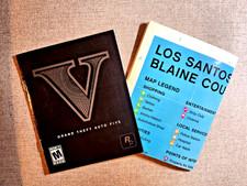 Grand Theft Auto Five GTA V 5 Insert & Los Santos City Map - PlayStation 3