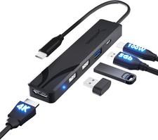 SABRENT USB-C Hub to HDMI 4K Type C Multiport Adapter