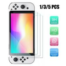 For Nintendo Switch OLED Game Console HD Tempered Glass Screen Protector Clear