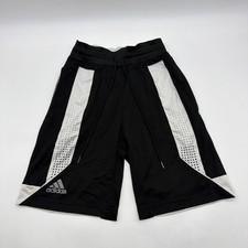 Adidas Basketball Club Shorts Men S Black & White Pockets Logo .#38553