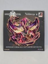 Embossed Enamel Lapel Pin Badge Monster Hunter Painterly Nergigant NYCC 2025 NEW