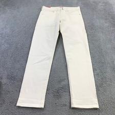 Kenzo Jeans Mens 31 Bleached Bara Slim Jeans Denim Button Fly Casual Adult