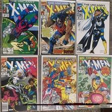 The Uncanny X-Men Lot of 6 Vintage Marvel Comics High Grade Books