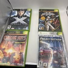 xbox game bundle: Star wars battlefront 2, Crimson Skies, and X-men tested