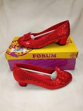 Rubies Wizard of Oz Dorothy Red Glitter Pumps Child Size 2/3 Cosplay NIB