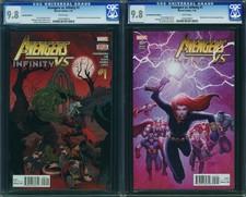 Avengers vs Infinity #1 CGC 9.8 Recall Set Variant Marvel 2016 White Pages