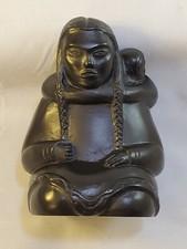 Inuit BOMA Canada Resin Figurine Woman and Child